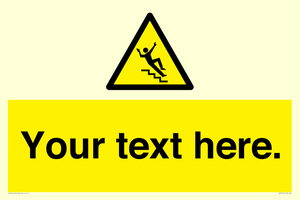 Custom Slippery Stairs Sign